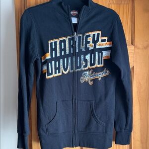 Harley-Davidson Kids Black Zip-Up Hoodie